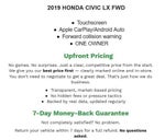 2019 Honda Civic Sedan LX CVT