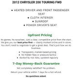 2012 Chrysler 200 4dr Sdn Touring