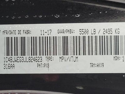 2018 Jeep Wrangler JK Unlimited Sahara 4x4