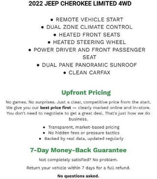 2022 Jeep Cherokee Limited 4x4