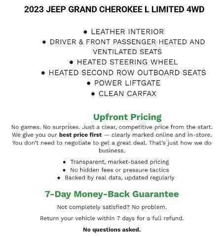 2023 Jeep Grand Cherokee L Limited 4x4