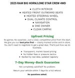 2025 RAM 1500 Big Horn 4x4 Crew Cab 5'7" Box
