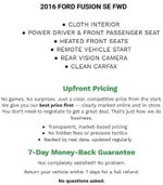 2016 Ford Fusion 4dr Sdn SE FWD