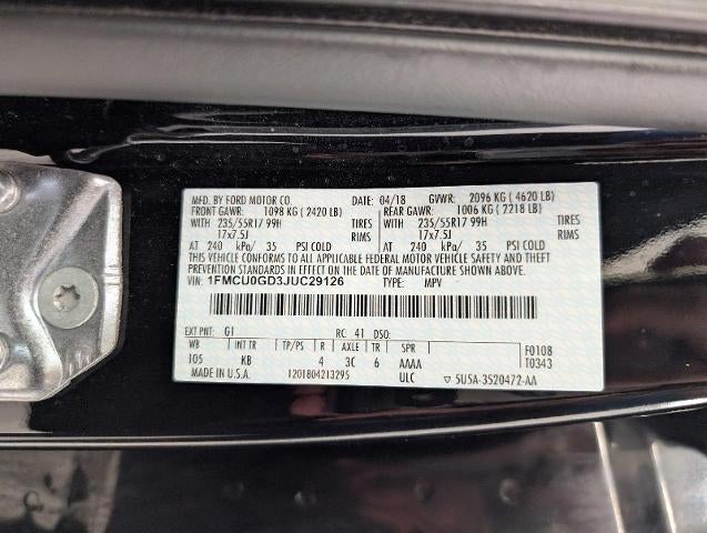 2018 Ford Escape SE FWD