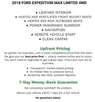 2018 Ford Expedition Max Limited 4x4