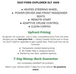 2021 Ford Explorer XLT 4WD
