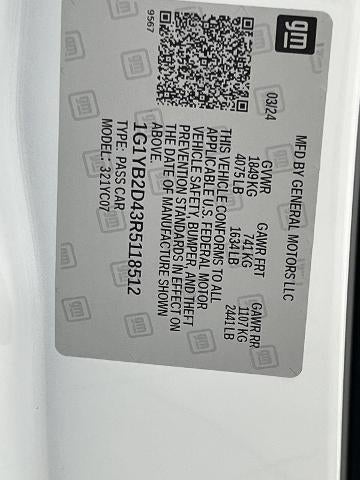 2024 Chevrolet Corvette Stingray Stingray Coupe 2LT