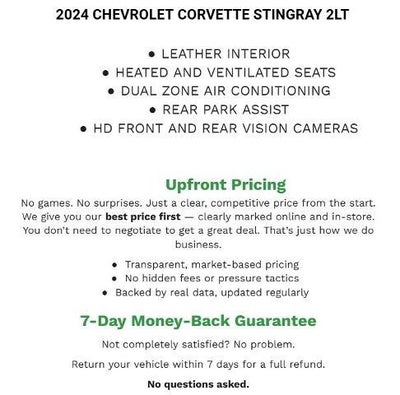 2024 Chevrolet Corvette Stingray Stingray Coupe 2LT