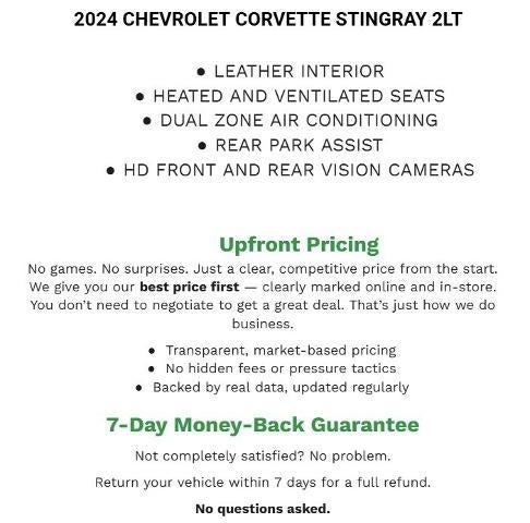 2024 Chevrolet Corvette Stingray Stingray Coupe 2LT