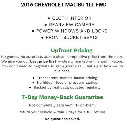 2016 Chevrolet Malibu 1LT