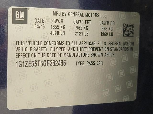 2016 Chevrolet Malibu 1LT