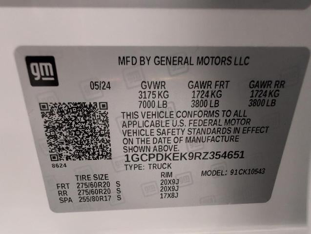 2024 Chevrolet Silverado 1500 Crew Cab Short Box 4-Wheel Drive LT 2FL