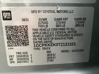 2026 Chevrolet Silverado 1500 Crew Cab Short Box 4-Wheel Drive LT 2FL