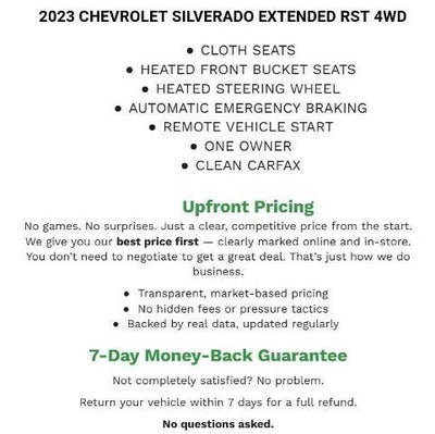 2023 Chevrolet Silverado 1500 Double Cab Standard Box 4-Wheel Drive RST