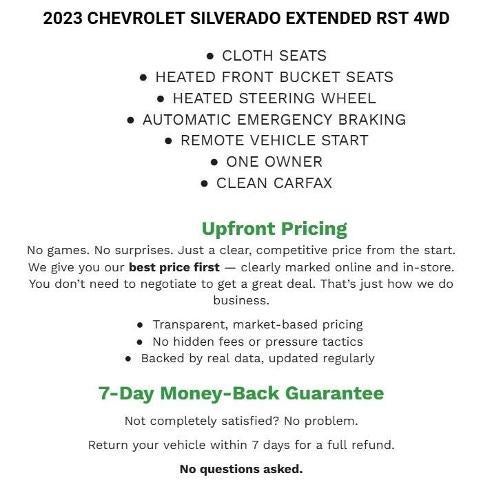 2023 Chevrolet Silverado 1500 Double Cab Standard Box 4-Wheel Drive RST