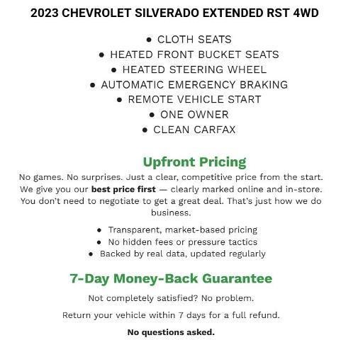 2023 Chevrolet Silverado 1500 Double Cab Standard Box 4-Wheel Drive RST