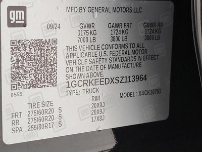 2025 Chevrolet Silverado 1500 Double Cab Standard Box 4-Wheel Drive RST