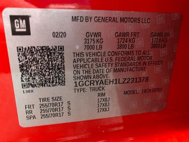 2020 Chevrolet Silverado 1500 Double Cab Standard Box 4-Wheel Drive WT