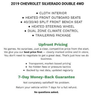 2019 Chevrolet Silverado 1500 Double Cab Standard Box 4-Wheel Drive RST