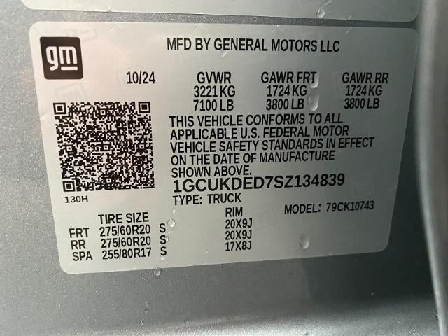 2025 Chevrolet Silverado 1500 Crew Cab Standard Box 4-Wheel Drive LT