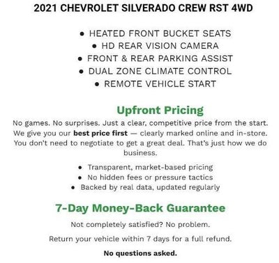 2021 Chevrolet Silverado 1500 Crew Cab Short Box 4-Wheel Drive RST