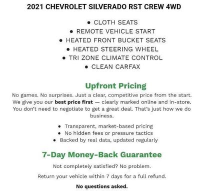 2021 Chevrolet Silverado 1500 Crew Cab Standard Box 4-Wheel Drive RST