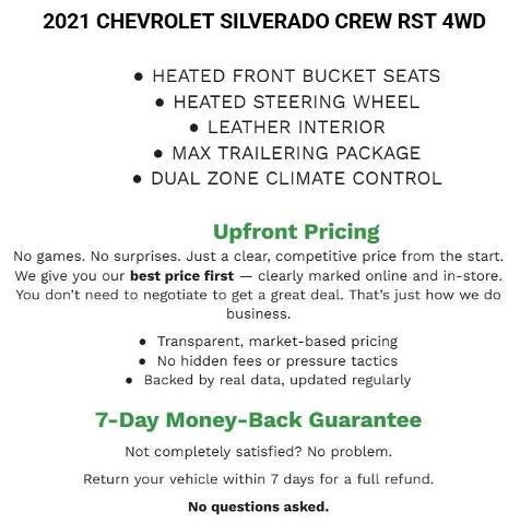 2021 Chevrolet Silverado 1500 Crew Cab Short Box 4-Wheel Drive RST