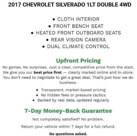 2017 Chevrolet Silverado 1500 Double Cab Standard Box 4-Wheel Drive LT
