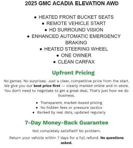 2025 GMC Acadia AWD Elevation