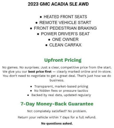 2023 GMC Acadia AWD SLE