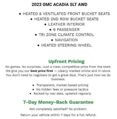 2023 GMC Acadia AWD SLT