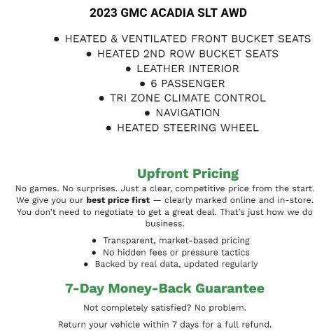 2023 GMC Acadia AWD SLT
