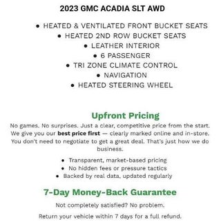 2023 GMC Acadia AWD SLT