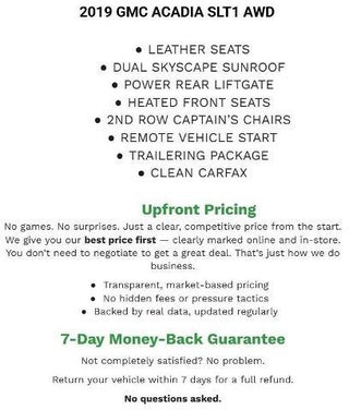 2019 GMC Acadia AWD SLT-1