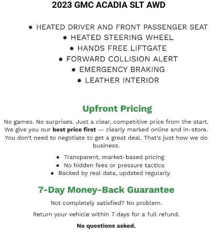 2023 GMC Acadia AWD SLT