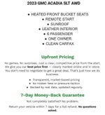 2023 GMC Acadia AWD SLT