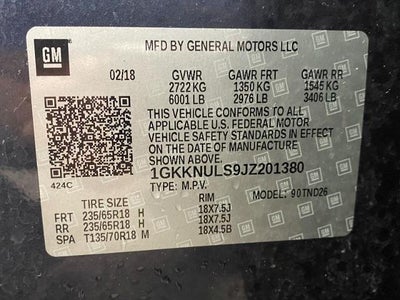 2018 GMC Acadia AWD SLT-1
