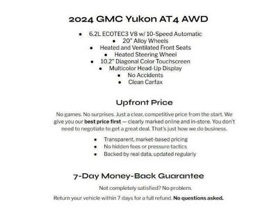 2024 GMC Yukon 4WD 4dr AT4