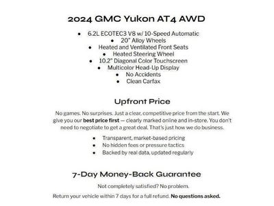 2024 GMC Yukon 4WD 4dr AT4
