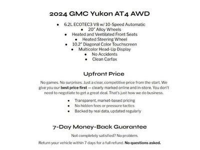 2024 GMC Yukon 4WD 4dr AT4