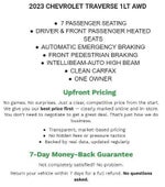 2023 Chevrolet Traverse AWD 1LT