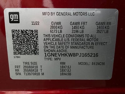 2023 Chevrolet Traverse AWD 3LT