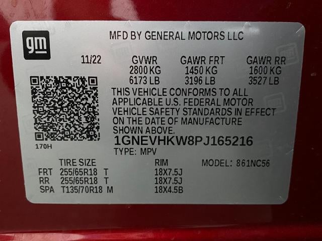 2023 Chevrolet Traverse AWD 3LT