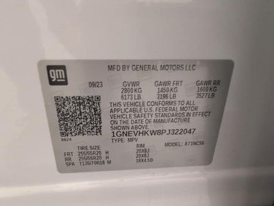2023 Chevrolet Traverse AWD 3LT
