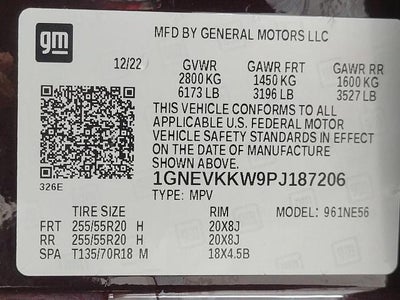 2023 Chevrolet Traverse AWD 1LZ