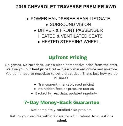 2019 Chevrolet Traverse AWD 1LZ