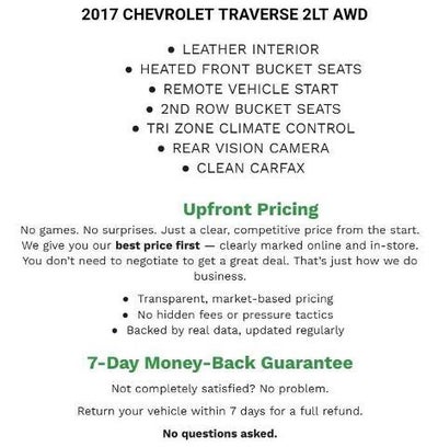 2017 Chevrolet Traverse AWD 2LT