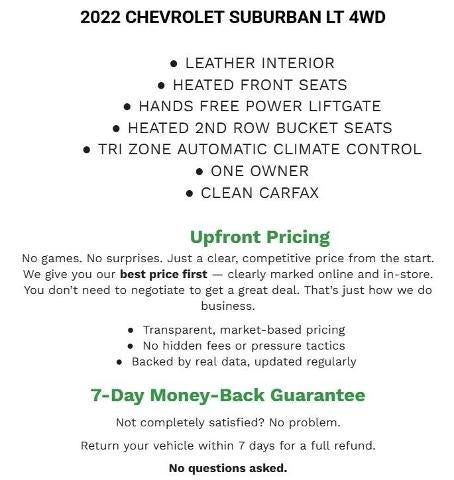 2022 Chevrolet Suburban 4WD LT