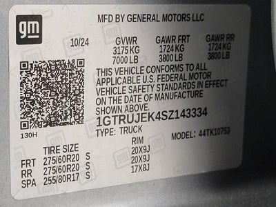 2025 GMC Sierra 1500 Double Cab Standard Box 4-Wheel Drive Elevation 3VL