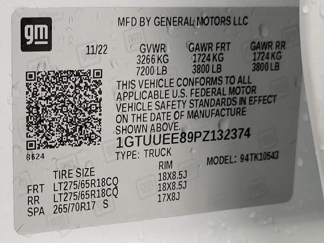 2023 GMC Sierra 1500 Crew Cab Short Box 4-Wheel Drive AT4